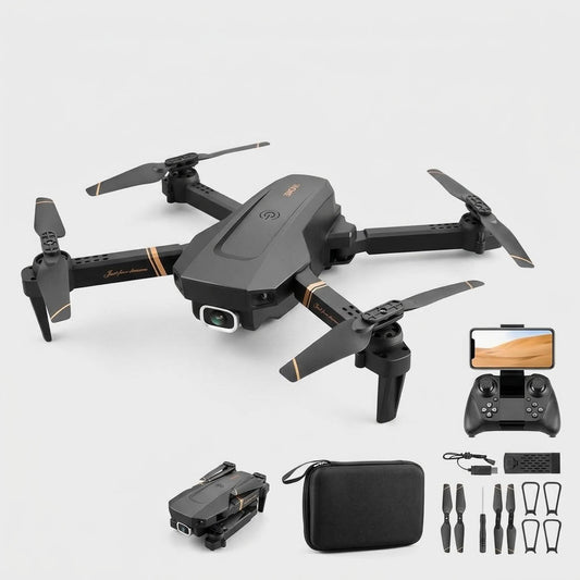 Foldable 1080P HD FPV Drone with Dual Camera and Modular Batteries