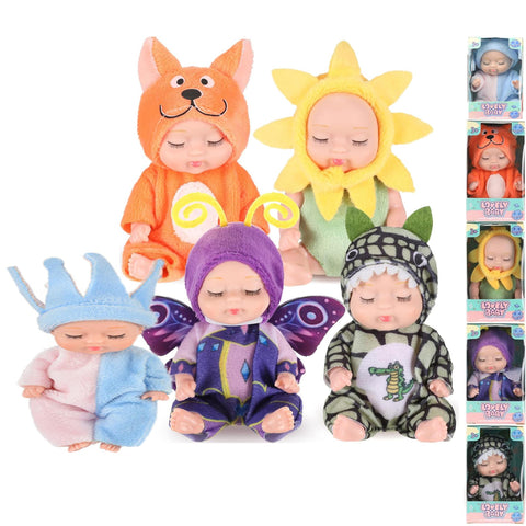6-Piece Sleeping Princess Doll Gift Set