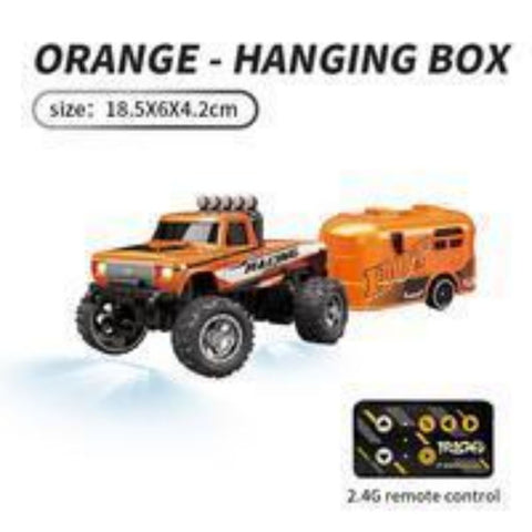 1/64 Mini RC Off-Road Buggy With Detachable Trailer Box