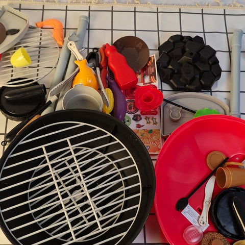 Smoking Barbecue Grill Toy Set