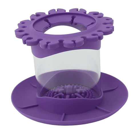 Detachable Paintbrush Cleaning Tool and Scrubber Board