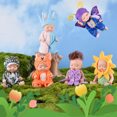 6-Piece Sleeping Princess Doll Gift Set