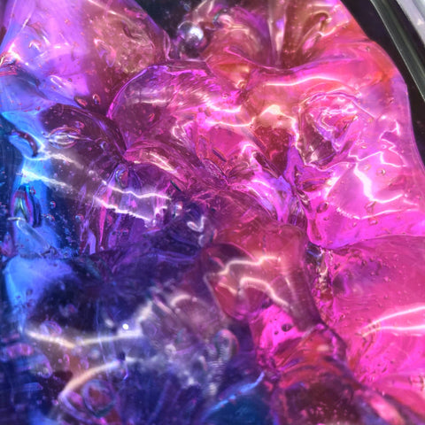 Gradient Multicolor Crystal Mud Slime for DIY Crafting