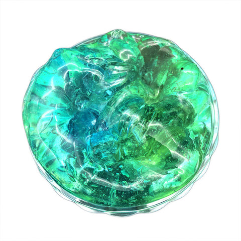 Gradient Multicolor Crystal Mud Slime for DIY Crafting