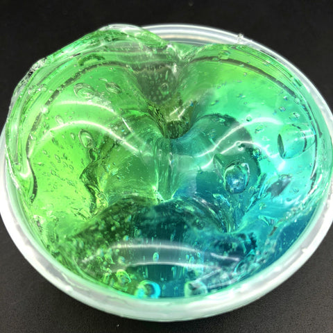 Gradient Multicolor Crystal Mud Slime for DIY Crafting