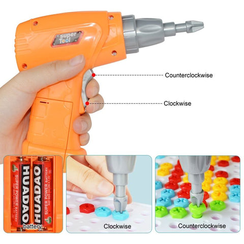 Creative Drill Screws Educational Building Blocks Set