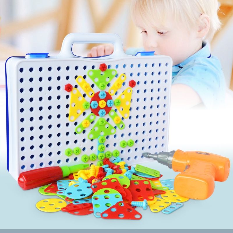 Creative Drill Screws Educational Building Blocks Set