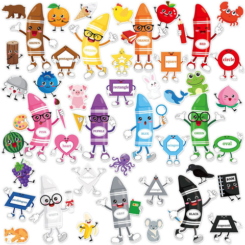 50-Piece Bulletin Board Classroom Decoration Cutouts Set