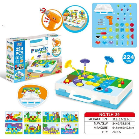 Creative Drill Screws Educational Building Blocks Set