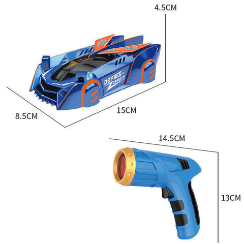 Infrared Light-Tracking Wall-Climbing Remote Control Car