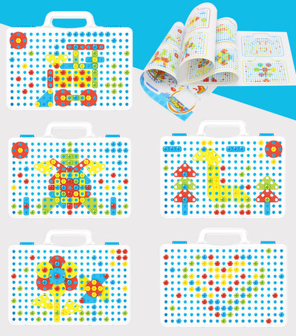 Creative Drill Screws Educational Building Blocks Set