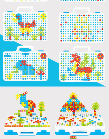 Creative Drill Screws Educational Building Blocks Set