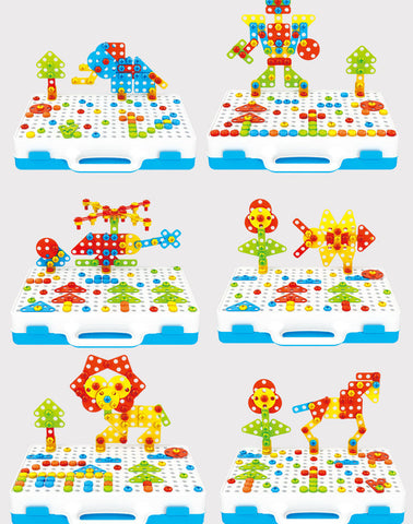Creative Drill Screws Educational Building Blocks Set