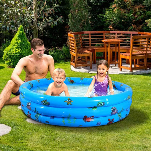 51x13 In Inflatable Swimming Pool for Kids