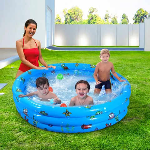 51x13 In Inflatable Swimming Pool for Kids