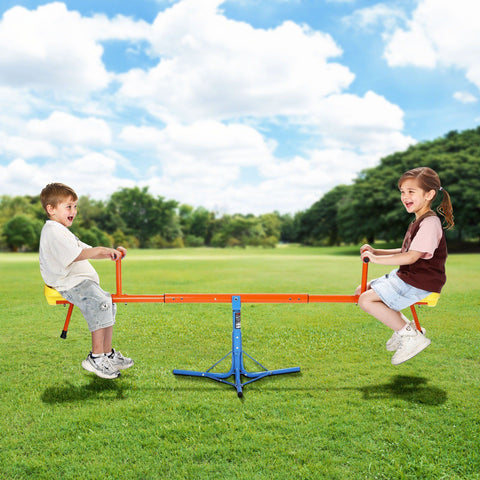 360-Degree Rotating Kids Seesaw with 100 lb Capacity