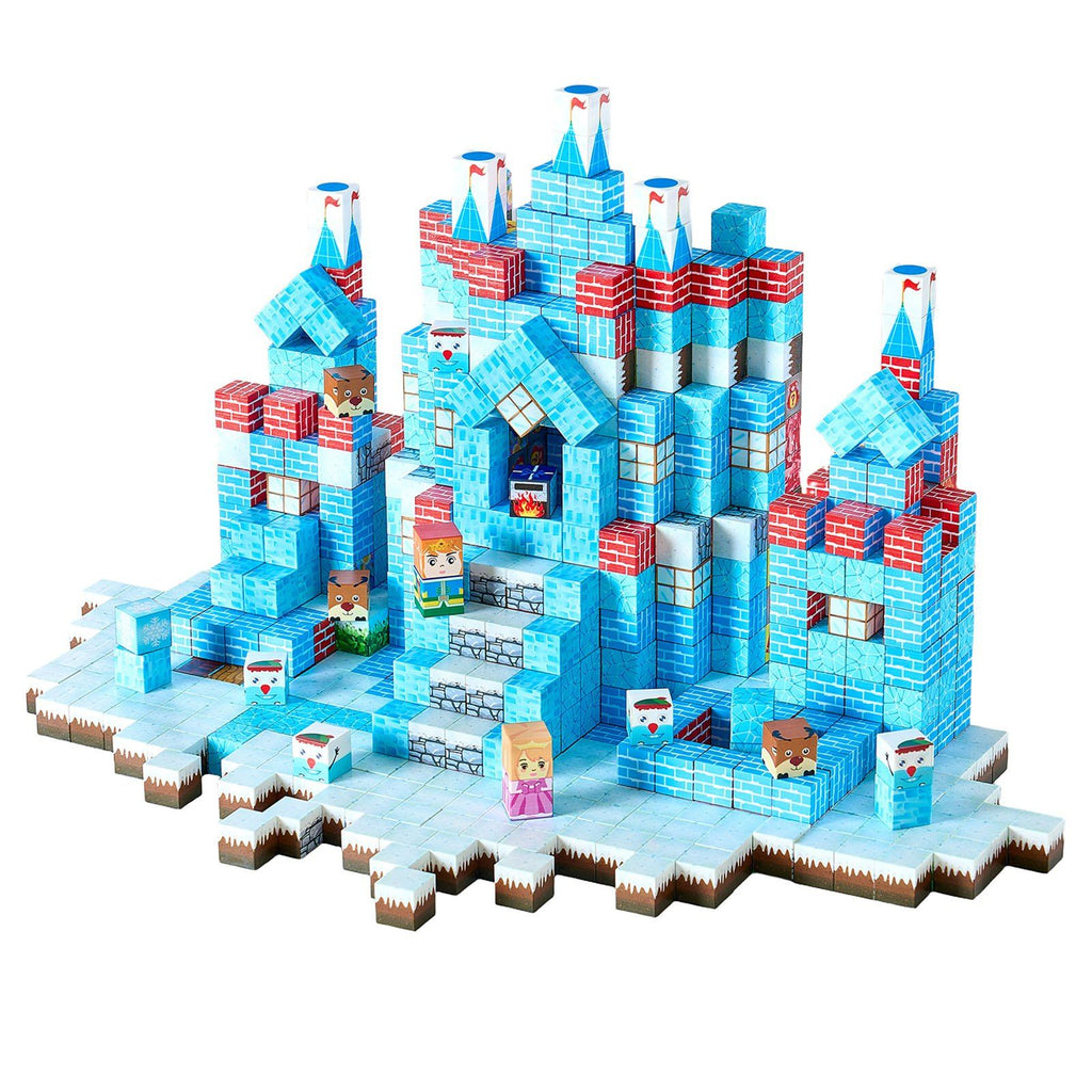 150-Piece Magnetic Blocks Glacier Castle Set