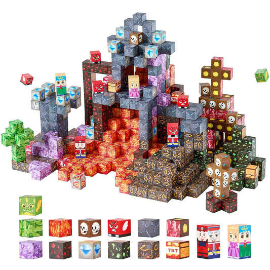 150-Piece Dark Castle Magnetic Building Blocks Set