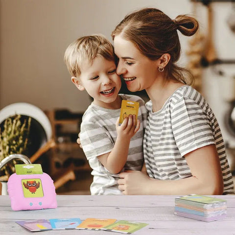 112-Card Talking Flash Cards Electronic Reading Machine