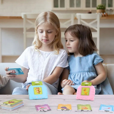 112-Card Talking Flash Cards Electronic Reading Machine
