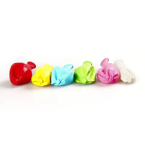 6-Piece Multicolor LED Light-Up Balloons Pack