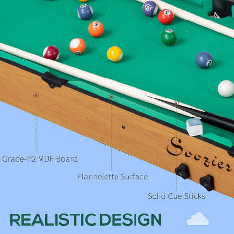 Folding Tabletop Billiards Mini Pool Table Set