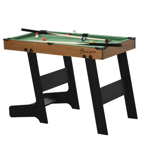 Folding Tabletop Billiards Mini Pool Table Set