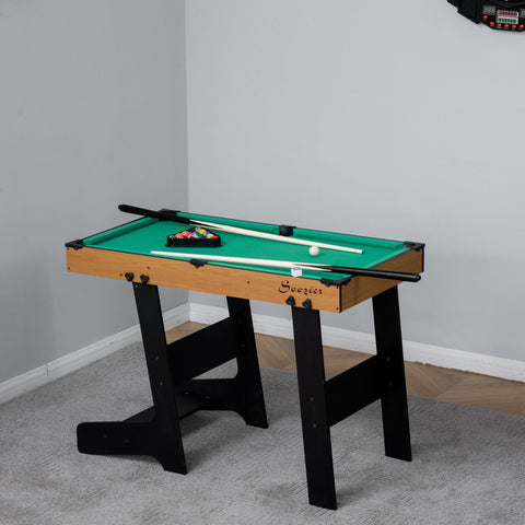 Folding Tabletop Billiards Mini Pool Table Set