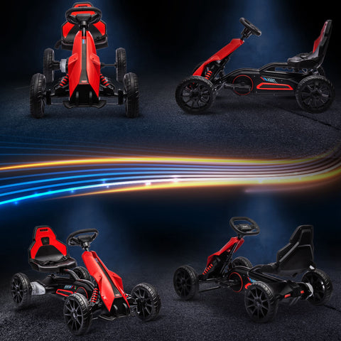 12V Electric Go Kart for Kids w/ Adjustable Speed