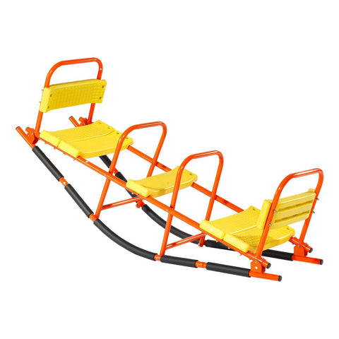 Kids Metal Rocking Seesaw With Handles