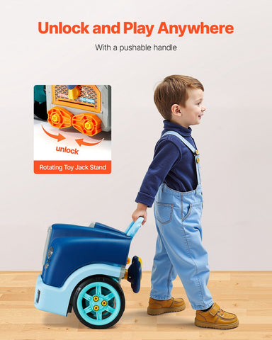 60-Piece Kids Mechanic Car Engine Repair Toy Set