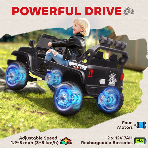 24V 2-Seater Electric Ride on Truck with Remote Control