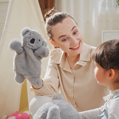 Kids Koala Ride-On Rocking Horse with Realistic Sounds
