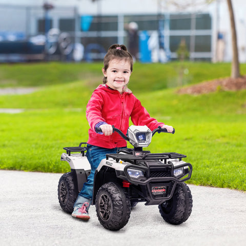 12V Kids Electric Ride-on Car Quad with LED Headlights