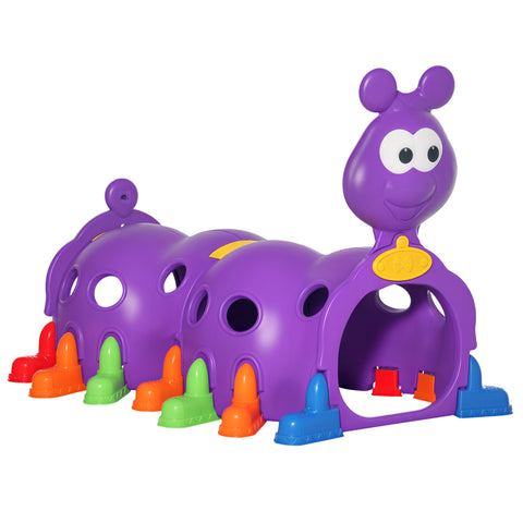 Caterpillar Toddler Play Tunnel for Indoor and Outdoor Use