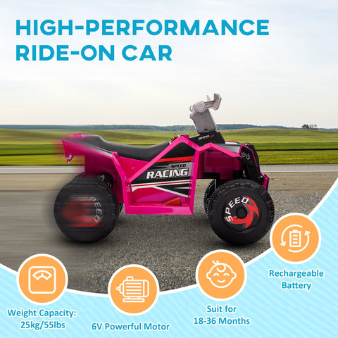 6V Electric Ride-On Toy Car for Toddlers