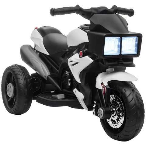 6V Kids Electric Ride-on Motorcycle with Headlights and Music