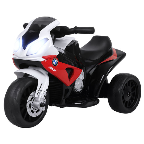 6V 3-Wheeled Kids Electric Ride-On Motorcycle with Headlights