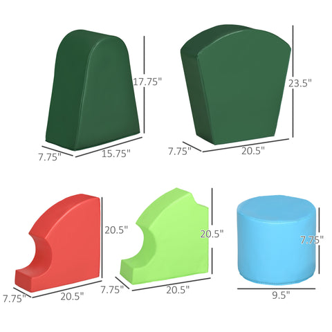 10-Piece Soft Play Foam Playset for Toddlers