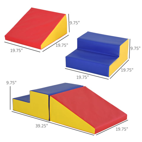 2-Piece Climb & Crawl Activity Play Foam Building Blocks