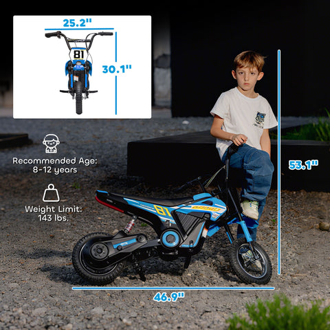 24V Kids Electric Dirt Bike with 250W Motor | 12