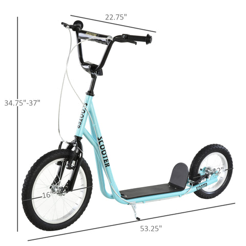 Kids and Teens Youth Scooter with Adjustable Handlebar