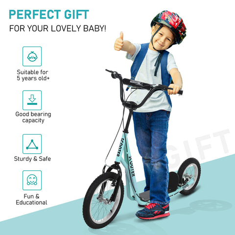 Kids and Teens Youth Scooter with Adjustable Handlebar