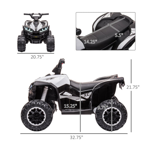 12V Electric Ride-on ATV Quad for Toddlers
