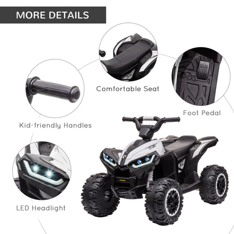 12V Electric Ride-on ATV Quad for Toddlers