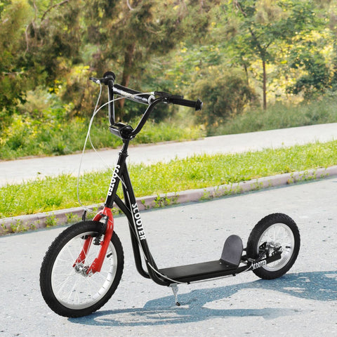 Teens Youth Scooter Ride On Toy with Adjustable Handlebar