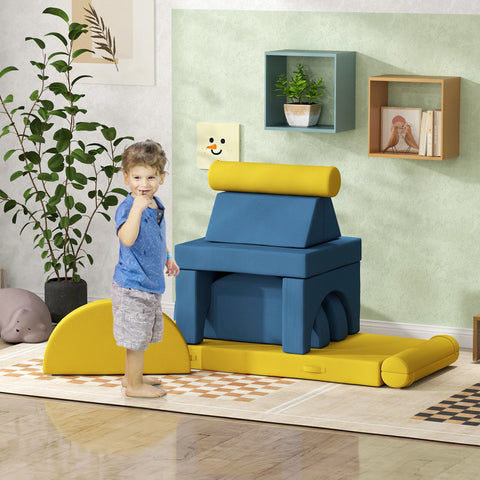 14-Piece Foam Climbing Blocks Indoor Activity Play Set