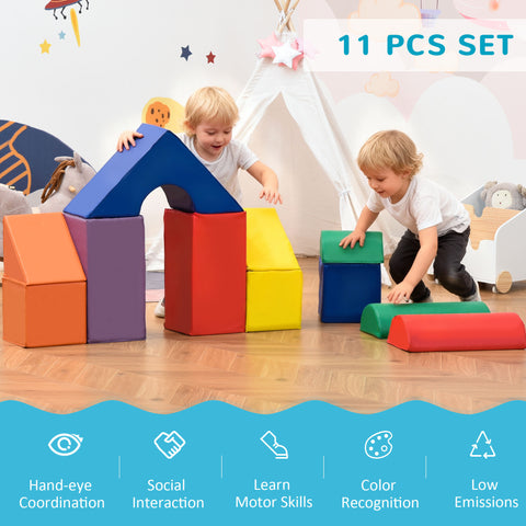 11-Piece Kids Crawl and Climb Foam Activity Play Set