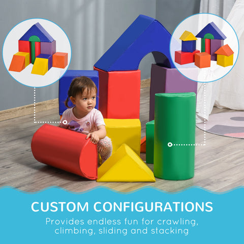 11-Piece Kids Crawl and Climb Foam Activity Play Set