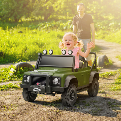 Kids Electric Ride-On Truck with Remote Control and LED Lights